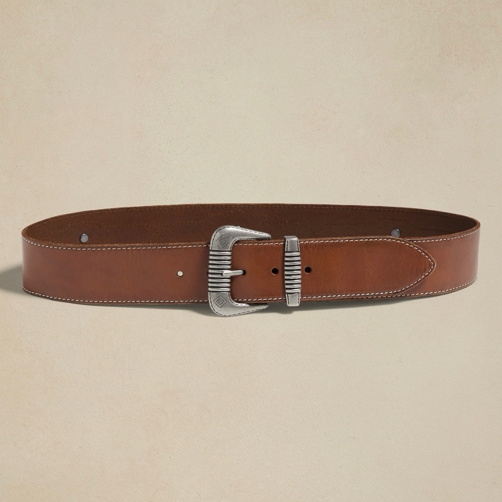 Banana Republic Heritage Etched Buckle Waist Belt Extra Large